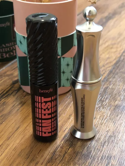 Weihnachtsstock Benefit Bangin Wimpern & Brauenglocken - Mini Mascara Duo Geschenkset