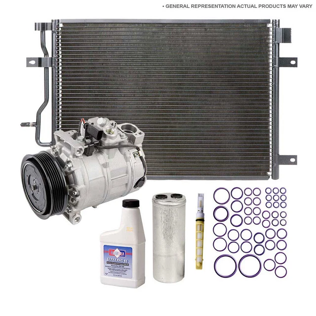 For Lincoln Town Car 1991 1992 A/C Kit w/ AC Compressor Condenser & Drier