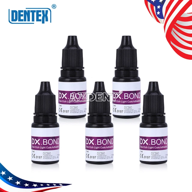 DX.BOND V Dental Light Cure Dentin Enamel Resin Bonding Adhesive 5ml