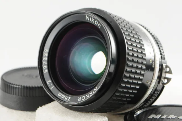 [ Near Mint ] Nikon Ai-s AiS Nikkor 28mm f/2 Wide Angle Prime MF Lens From Japan