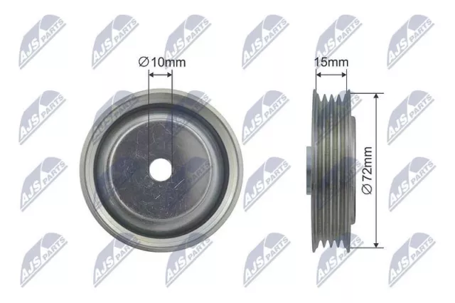 Poulie Courroie De Distribution Pour Honda Civic Vi Fastback