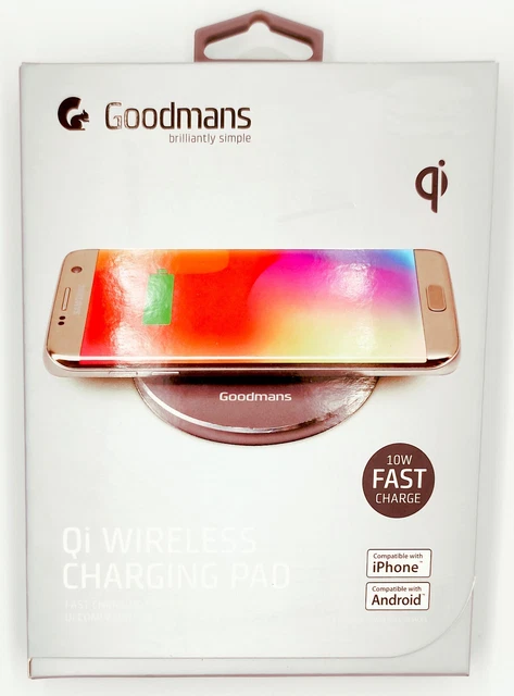 GOODMANS QI WIRELESS Charging Pad fastcharging iphone,andriod