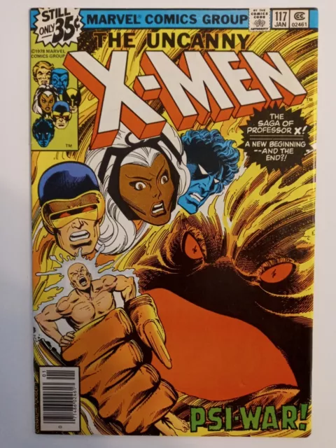 Uncanny X-Men # 117 Newsstand Marvel 1979 Key 1st Shadow King Claremont Byrne