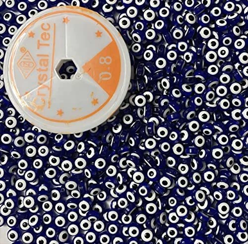 100 Soft Pottery Halloween 24 Colors，Bracelet beadsEvil Eye Beads, Evil Eye