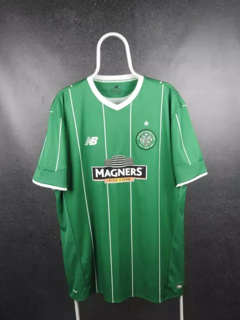 NEW BALANCE MT930074 Celtic Glasgow Football Soccer Away Shirt 2019-20 Size  Large NEW