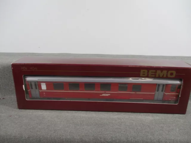 Bemo H0m 3287 123 Personenwagen Steuerwagen der RhB BDt 1723 in OVP