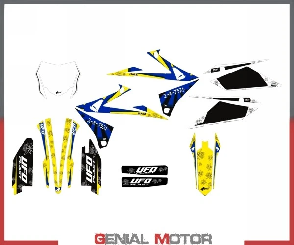 UFO Plastik Kit 999 Für Suzuki RMZ 450 2007 - Komplettset Verkleidungen In Originalqualität