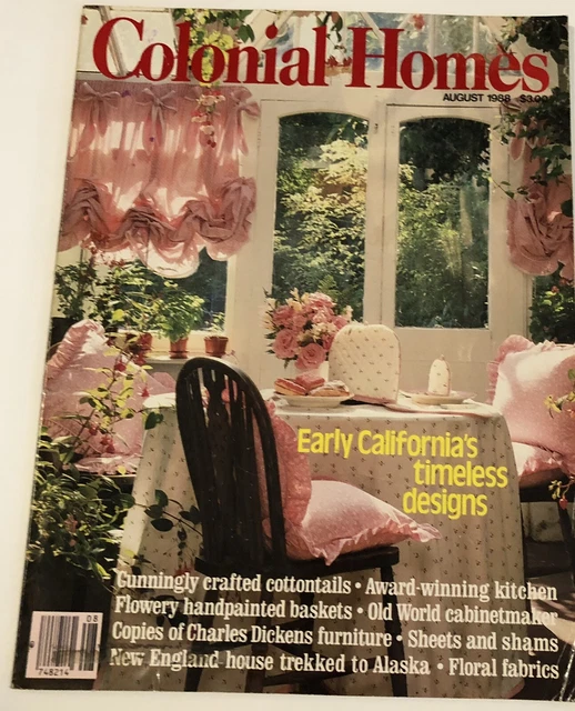 Colonial Homes Magazine August 1988