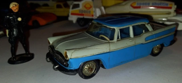 Lot Miniature NOREV 1/43 - Simca Chambord Et Caravane Henon (turquoise/bleu Clair) En Boîte
