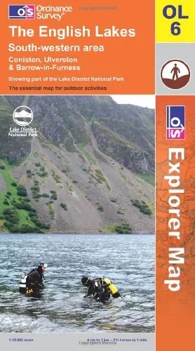 The English Lakes: South Western Area (O... by Ordnance Survey Sheet map, folded