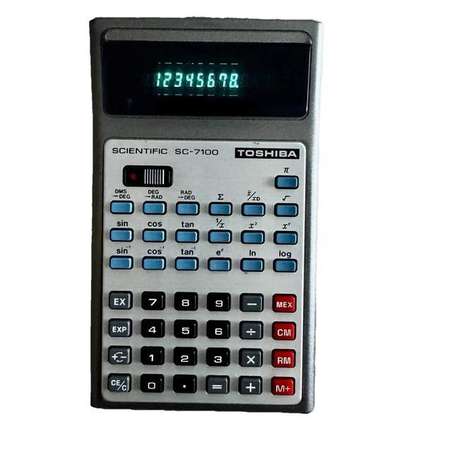 lot 6 MINI CALCULATRICE ultra plate SOLAR CALCULATOR solaire CB avec