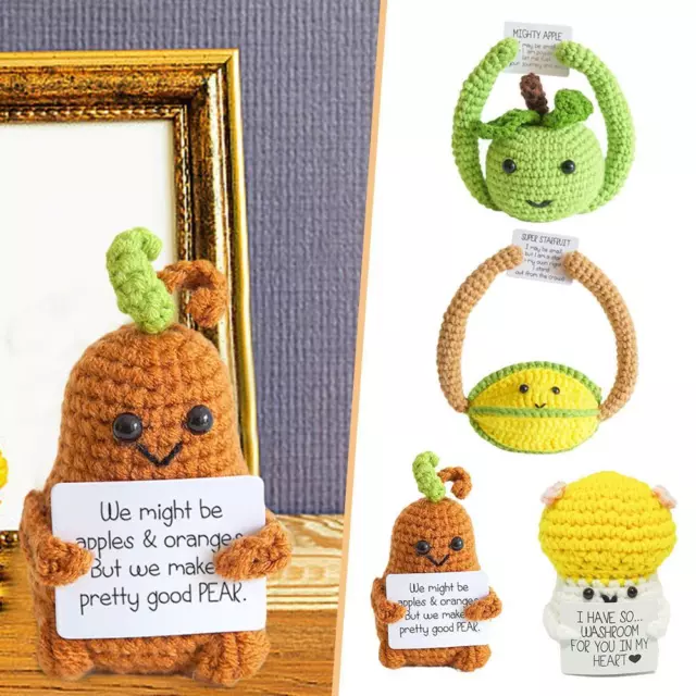 Positive Potatoes Knitting Potato Inspired Toy- Tiny Doll-Funny