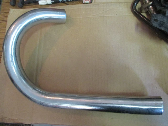 TUBE ECHAPPEMENT CHROME PEUGEOT GRIFFON TERROT nervor jonghi motobecane JAP DKW