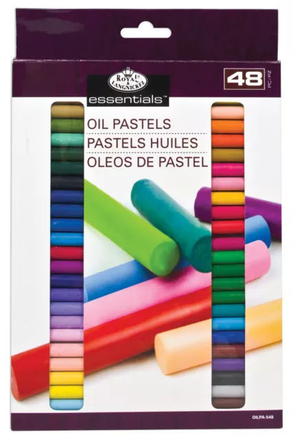 Set De 48 Aceite Pasteles Calidad Pigmento Color Varios Artistas Dibujo Esbozo