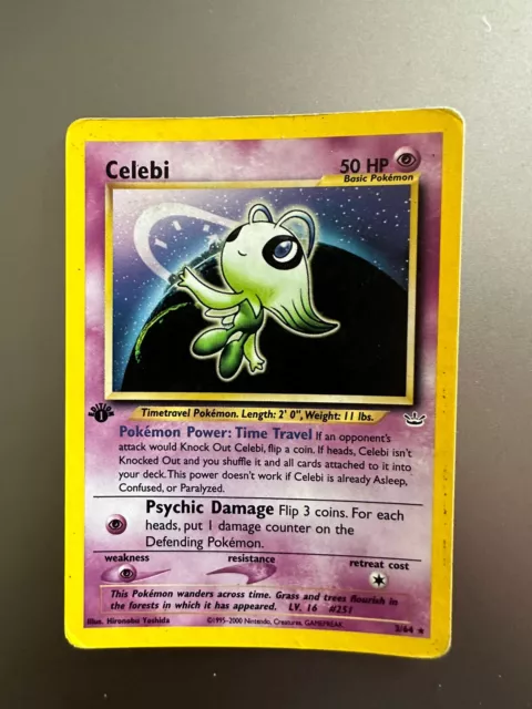 Carta Pokémon - Celebi (16/64) - Raro