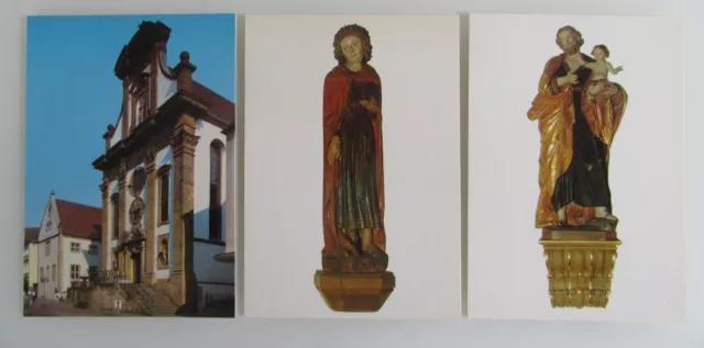 Religion & Kirchen Lot 3 x Postkarte PADERBORN Franziskanerkirche Motivkarten