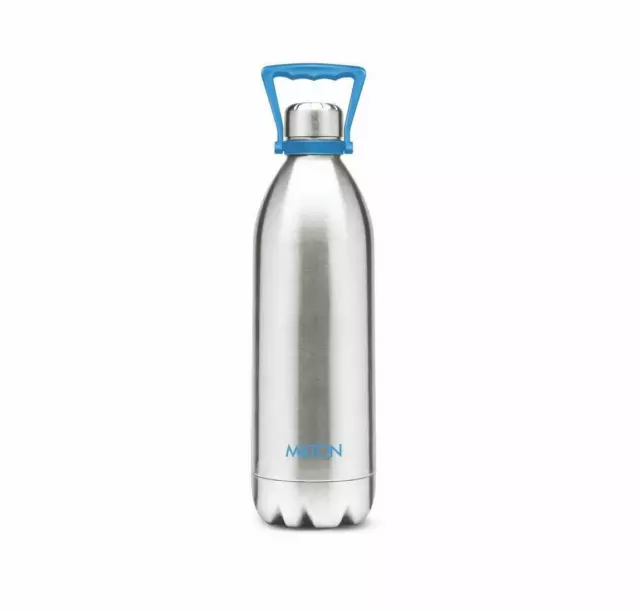 Milton Duo 2000 Thermosteel 24 Hours Hot & Cold Water Bottle with Handle 1.86 L