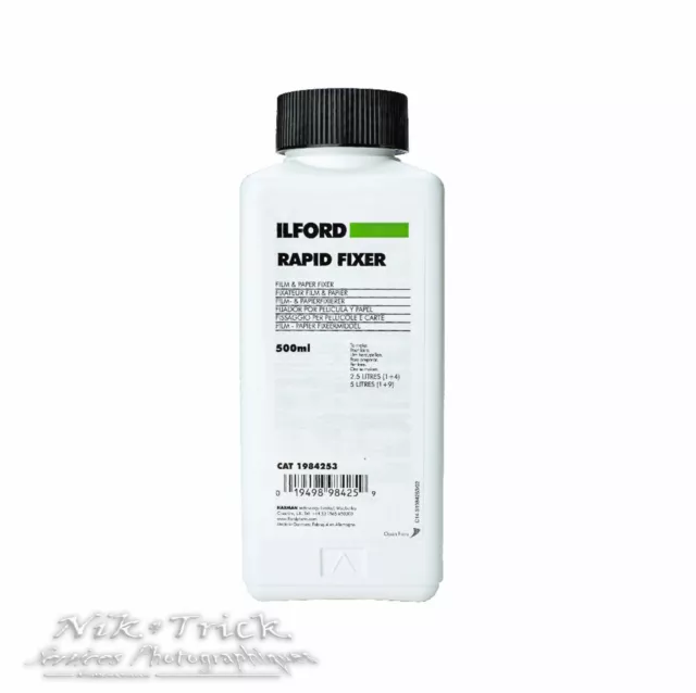 Ilford Rapid Fix for Film & Papers ~ 500ml or One Litre Concentrate