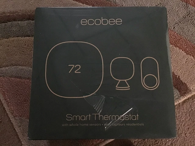 ecobee ecobee3 lite Smart Thermostat With Whole Home Sensors - Black&White... ecobee ecobee3 lite Smart Thermostat With Whole Home Sensors - Black&White...