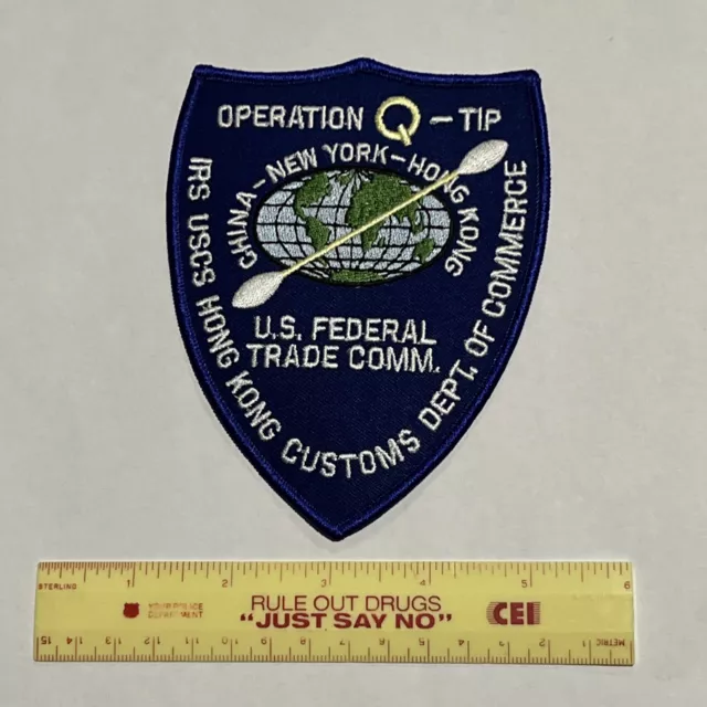 US Federal Trade Commission Dept of Commerce Patch - Police - Operation Q Tip