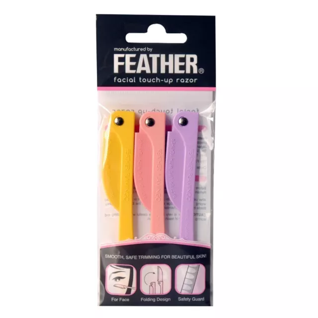 Feder Flamingo Gesichtsnachbesserung Rasiermesser/3er-Pack Rasierer