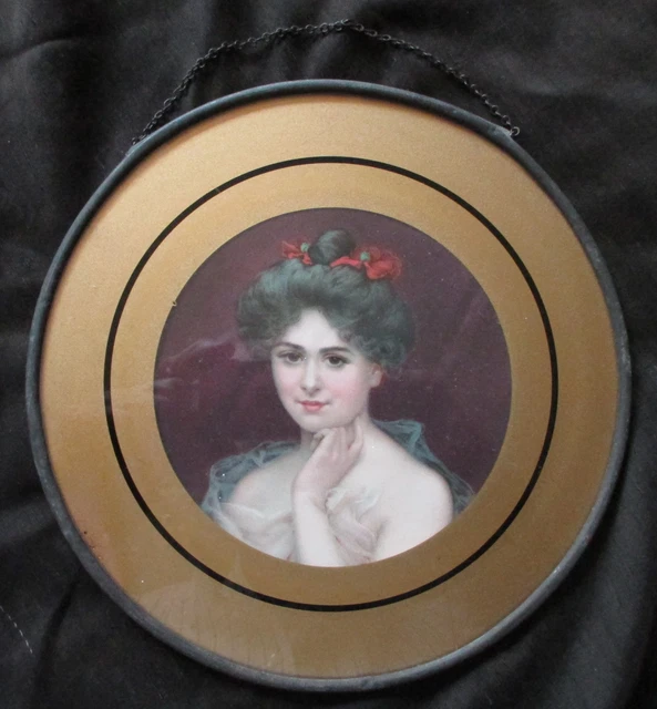 ****** Vintage Lady Head Flue Cover ******