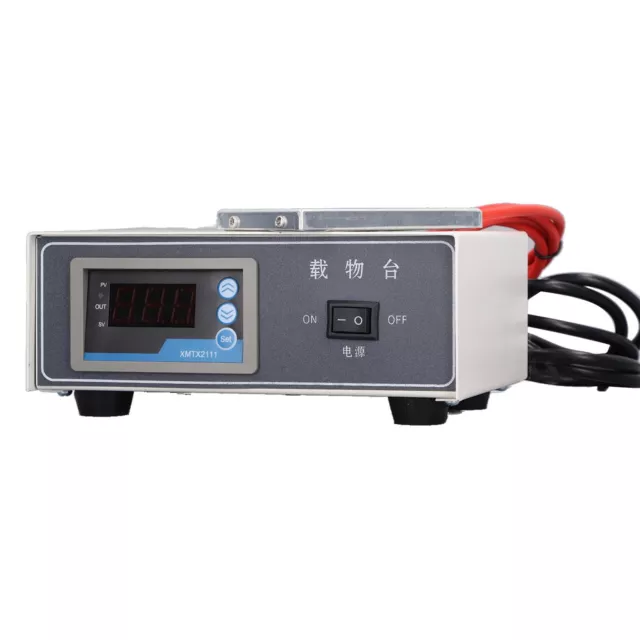 Microscope Temperature Control Stage 75W Digital Slide Warmer Heating Plate