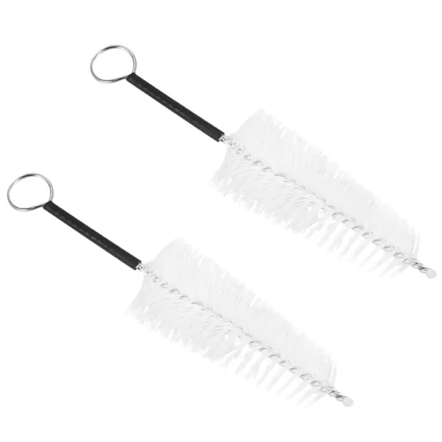2pcs Universal Mouthpiece Cleaning Brush Nylon for Trombone Trumpet French7658