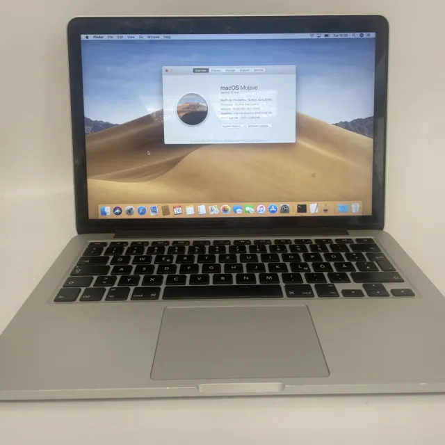 Apple MacBook Pro CTO 13,3" 3,1 GHz unità di memoria a stato solido Intel Core i7 [inizio 2015] 1 TB argento