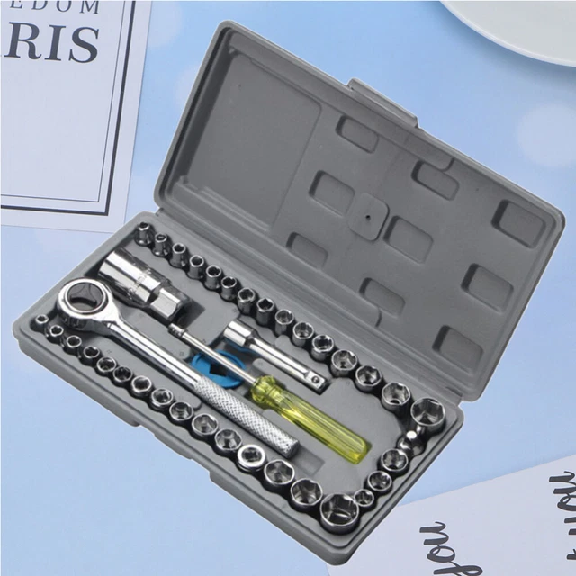 1 set di 40 pz kit cacciavite manicotto riparazione moto