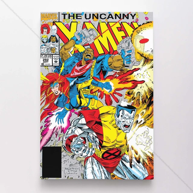 Uncanny X-Men Poster Canvas Vol 1 #292 Xmen Marvel Comic Book Art Print