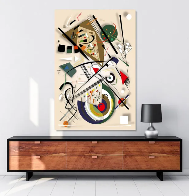 Acrylglas Wandbild Kandinsky Style Abstrakt Kunstdruck Bilder Deko Glasbild