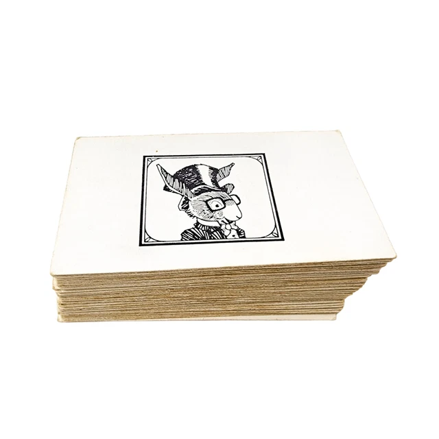 VINTAGE THE UNCLE Wiggly Board Game 1967 White Cards Replacement part