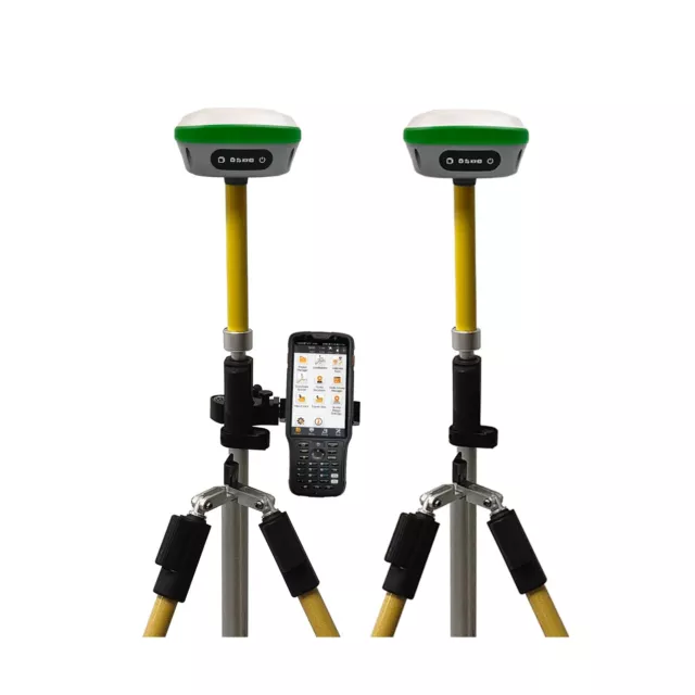 R26 V2 GNSS IMU RTK GPS Surveying Equipment Rover Base Handheld Collector and...