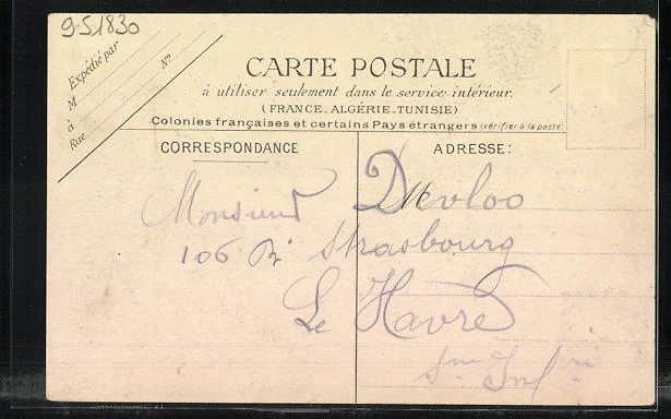 CPA Ermont, La Rue de la Station, vue de la rue 1906 2
