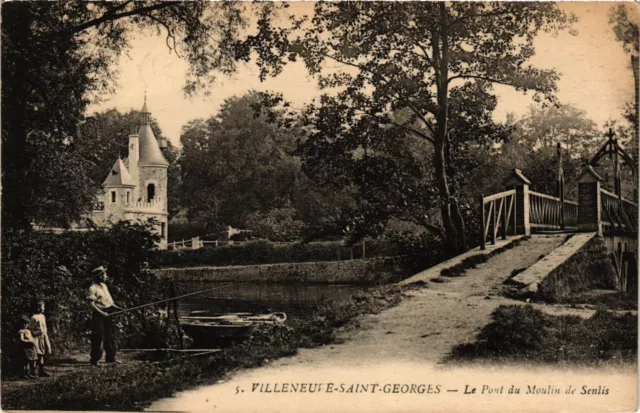 CPA VILLENEUVE-St-GEORGES - Le Pont du Moulin de Senlis (390151)
