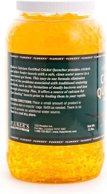 Fluker Labs SFK71203 Calcium Fortified Cricket Quencher 7.5-Pound 2