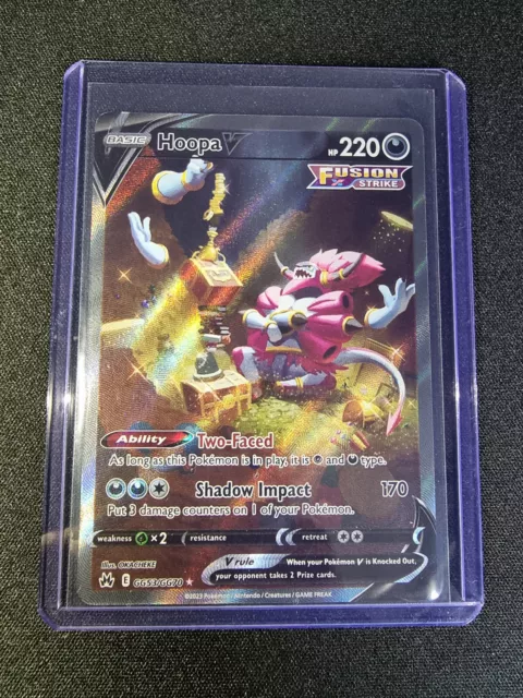 Hoopa V SWSH Crown Zenith GG53/GG70 Alt Art Holo seltene Pokémon Kartenpackung frisch