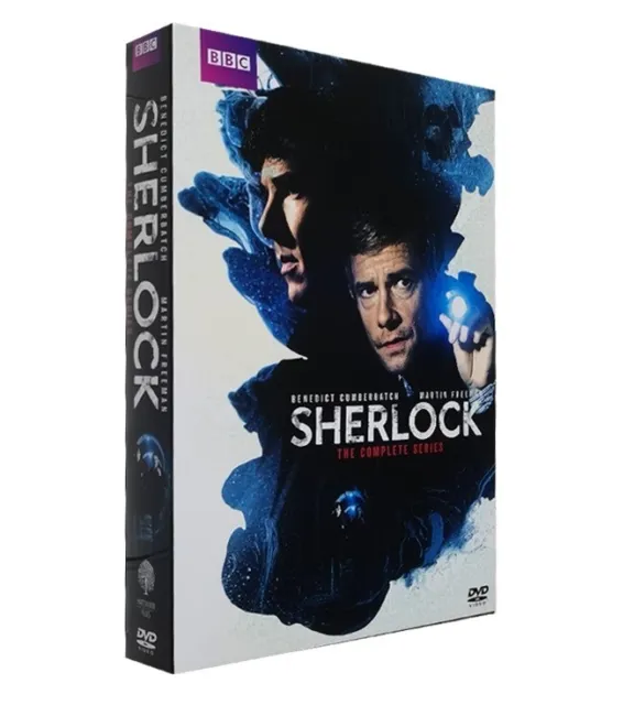 Sherlock: the Complete Series  1-4 + Abominable Bride  (DVD, 2017, 9-Disc Set)