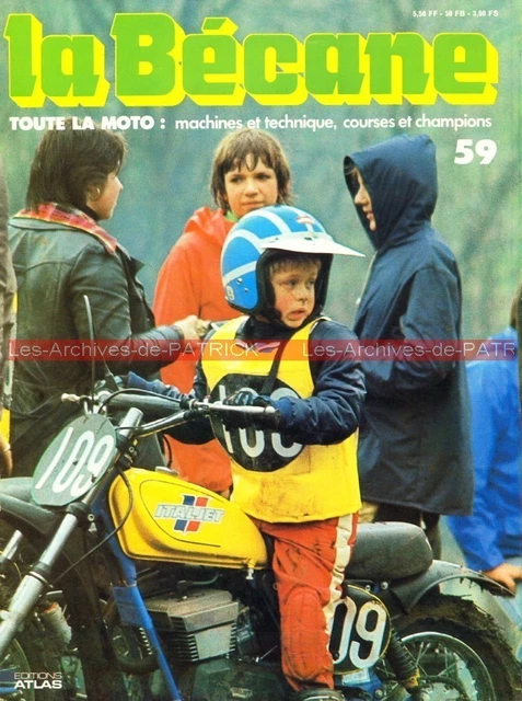 Lot Revues LA BECANE : Toute La Moto - Volumes 1 à 7 - état Correct