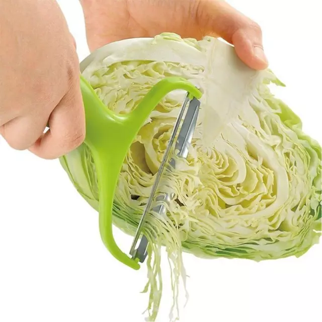 Kitchen Stainless Vegetable Fruit Peeler Paring Cabbage Grater Cutter Slicer PF