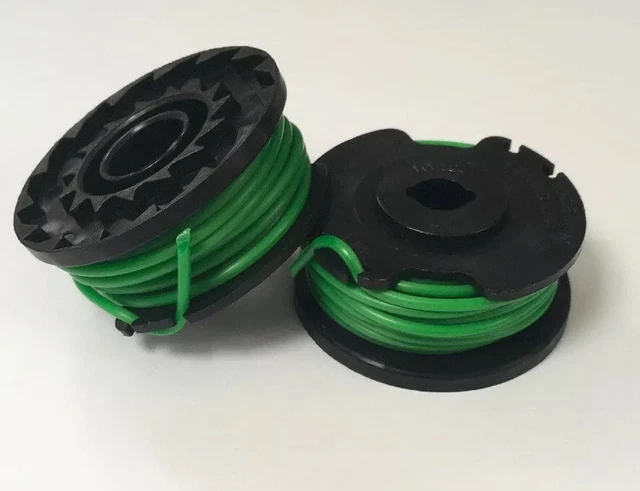 2 X Spool & Line per Ryobi Trimmer/Trimmer RLT36 RLT36B33 RLT36C33 POSTA VELOCE