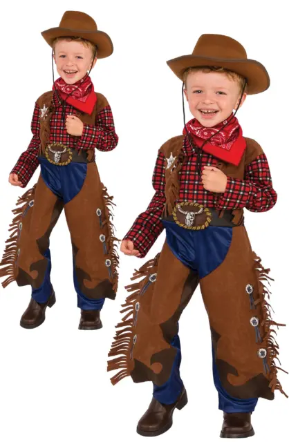 Poco Wrangler Niños Disfraz Vaquero Disfraz Lejano Oeste Vaquero Infantil