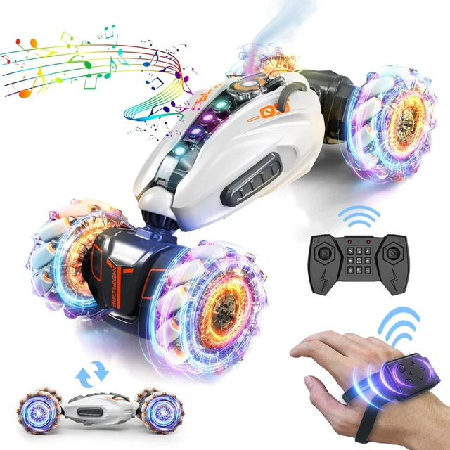NEW 4WD 360° RC Stunt Car Remote Control Toy Hand Gesture Sensing Off ...