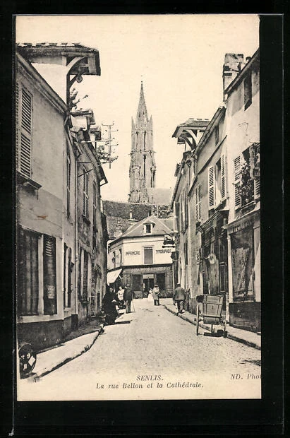 CPA MILITAIRE Senlis-Rue de la Republique (316094