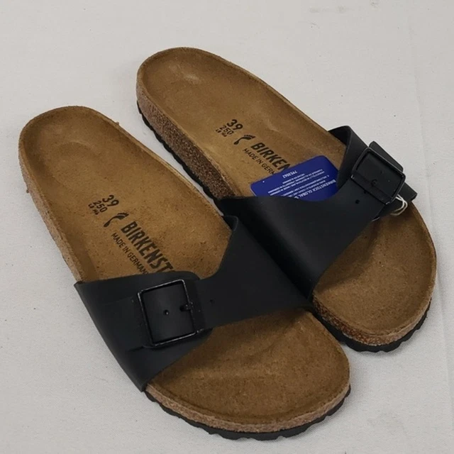 Birkenstock Madrid BS Sandals Black Womens Size 8