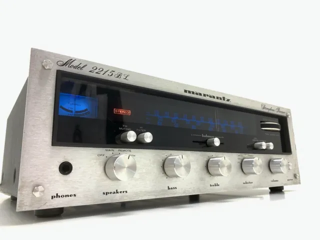 Marantz 2215BL Stereo Receiver 2 X 15 Watts RMS Vintage 1975 Rare Work Good Look