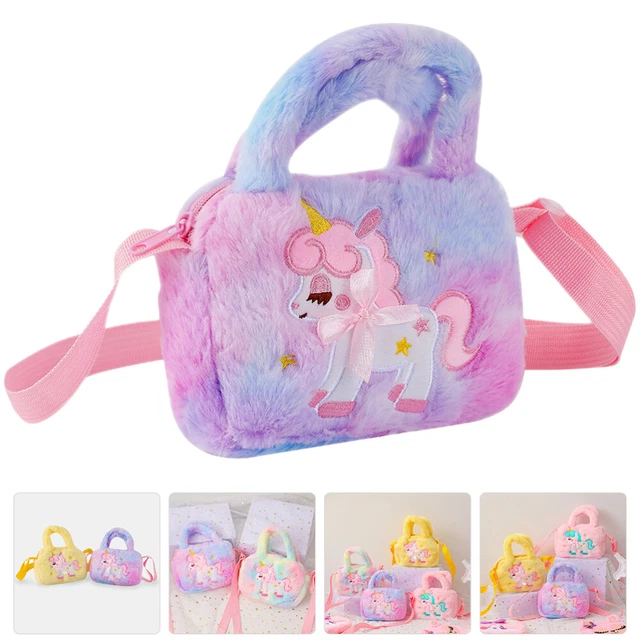 5 Pieces Decorative Plush Bag Crossbody Bag Sling Bag Kids Decorate 10