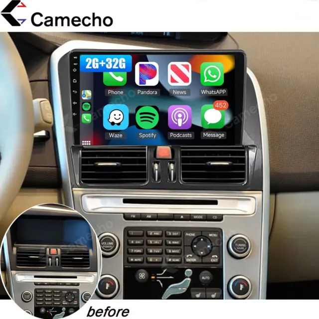 9" Android 13 Carplay Autoradio Stereo GPS Navi WIFI BT for VOLVO XC60 2009-2012