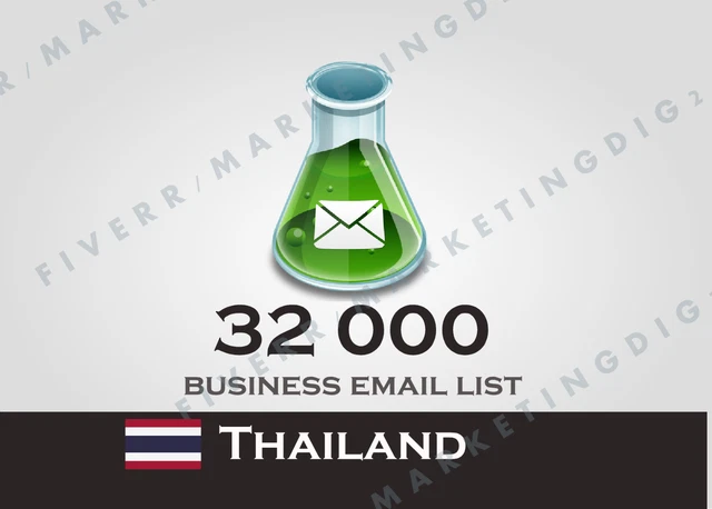 32K Thailand Database Companies/Business B2B 2023 (Address Phone Emails)